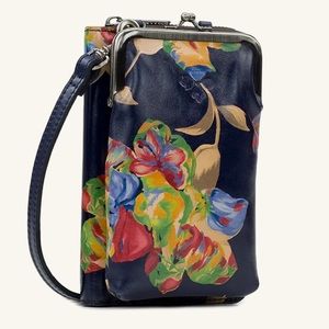Patricia Nash Pertina Frame Crossbody Le Fleur